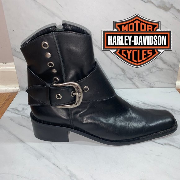 Harley-Davidson Shoes - LIKE NEW HARLEY-DAVIDSON Black Leather Boots